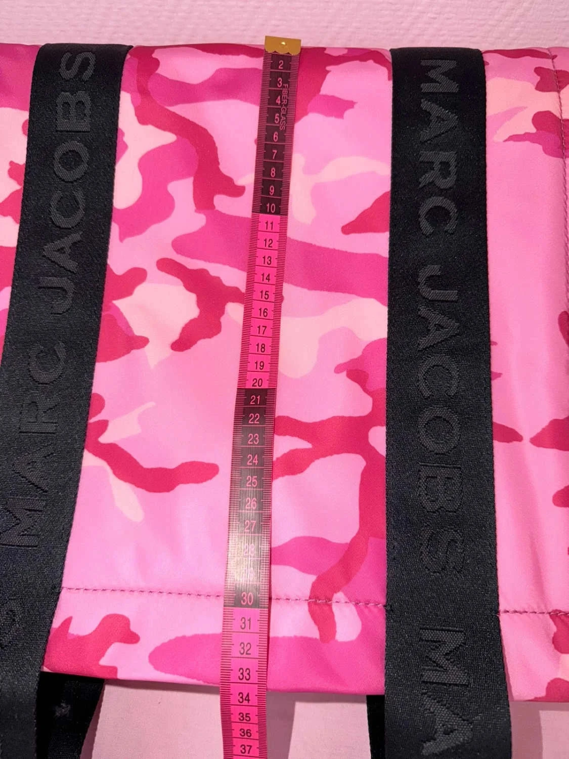 Large Marc Jacobs camo rose and black tote bag – photo 16